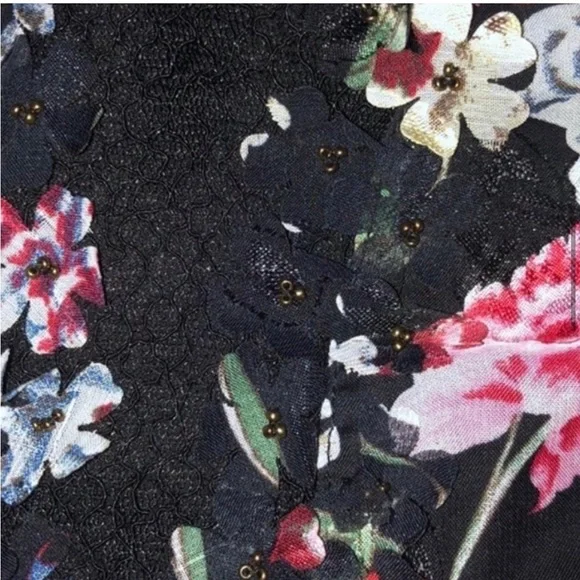 Foxiedox anthropologie floral long sleeve alva dress small - Picture 6 of 7